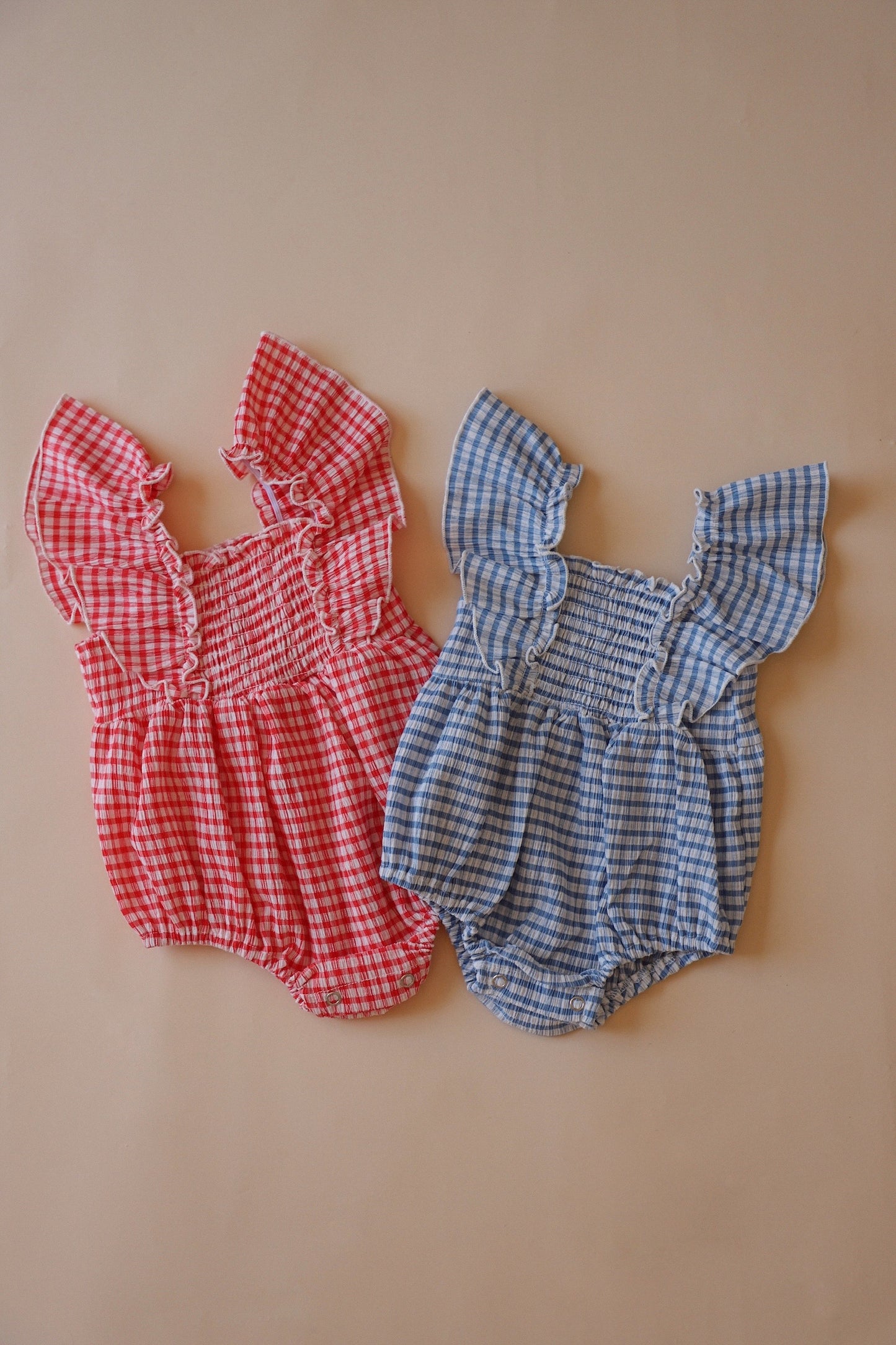 Gingham Romper