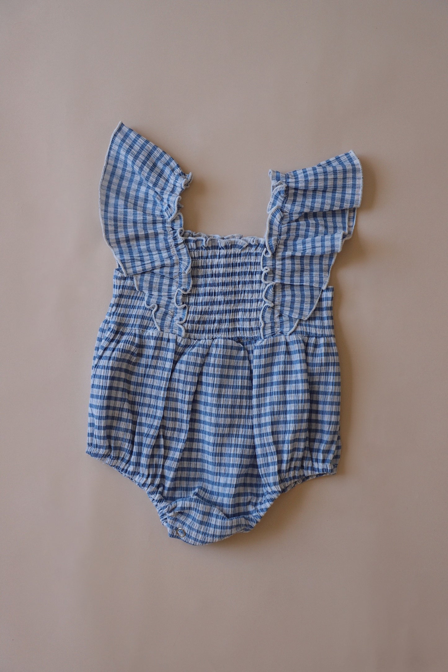 Gingham Romper