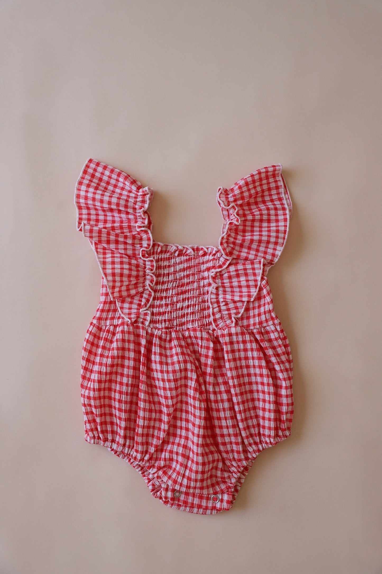 Gingham Romper