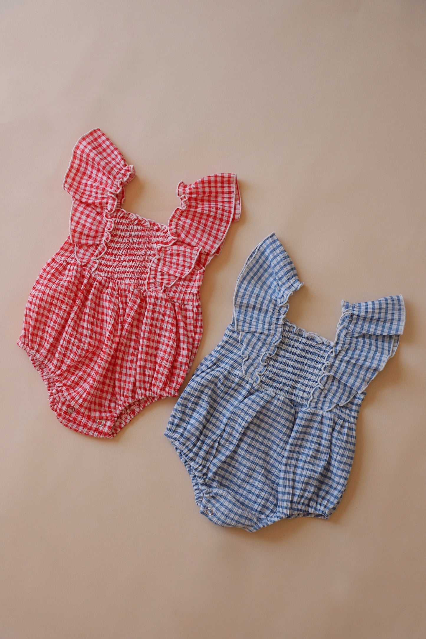 Gingham Romper